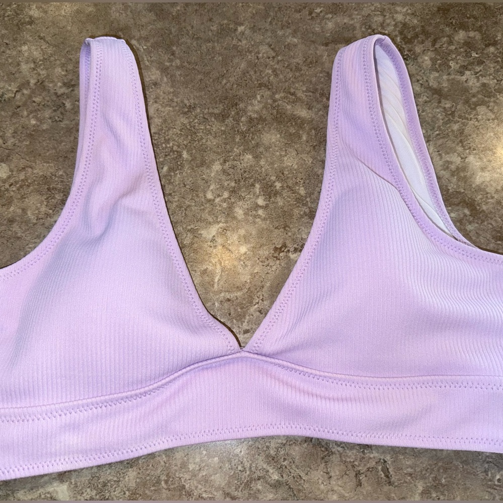 Lavender Padded Swimsuit Top